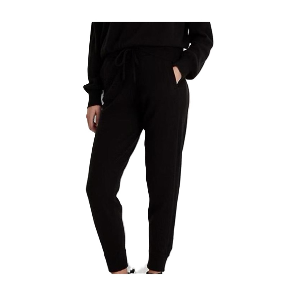 Polo Ralph Lauren Wool Blend Knit Joggers in Black (Size: M)